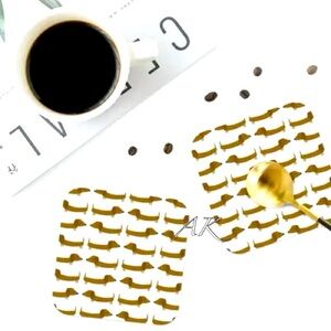 Dachshund Coasters
(Set of 4) 🐾 Doxie Wiener